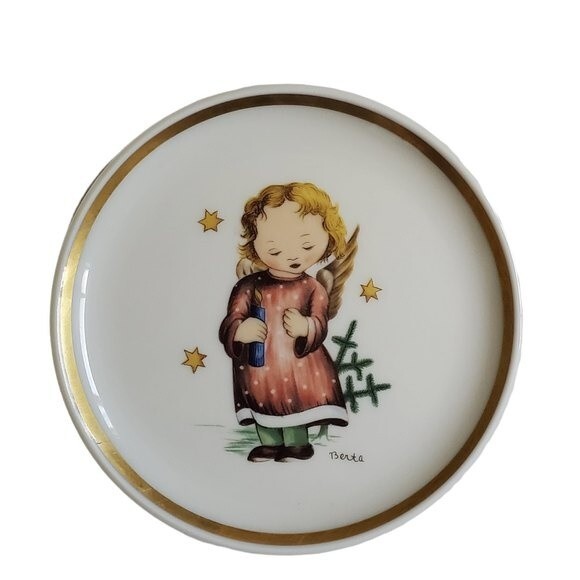 4" STARLIGHT ANGEL The Berta Hummel Museum Miniature Collection Plate - Picture 1 of 3